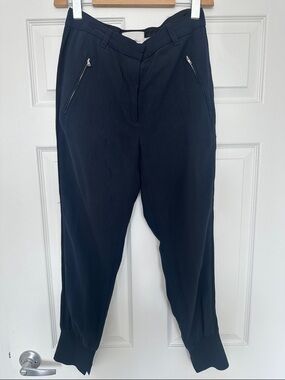 3.1 Phillip Lim Black Pinstripe Tailored Trousers